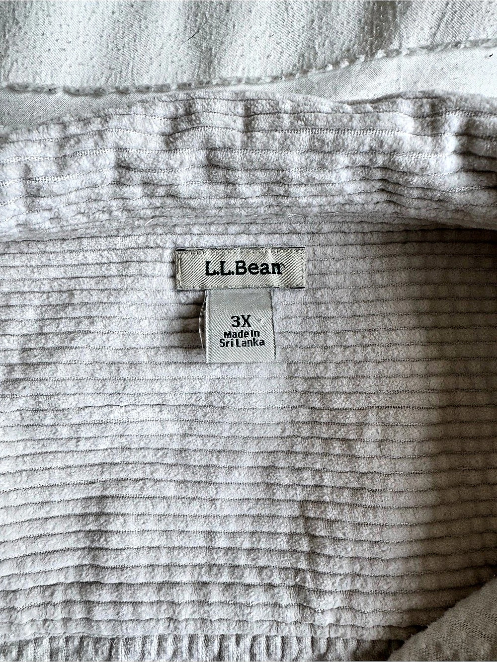 L.L.Bean Textured Button Down Shirt - Picture 3 of 9